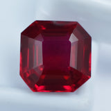 Damn Attractive Rubies Red Gem 10.80 Ct Square Cut Natural Certified Loose Gemstone Bloody Red Ruby From Mozambique Ruby Gem Improve Courage and Confidence