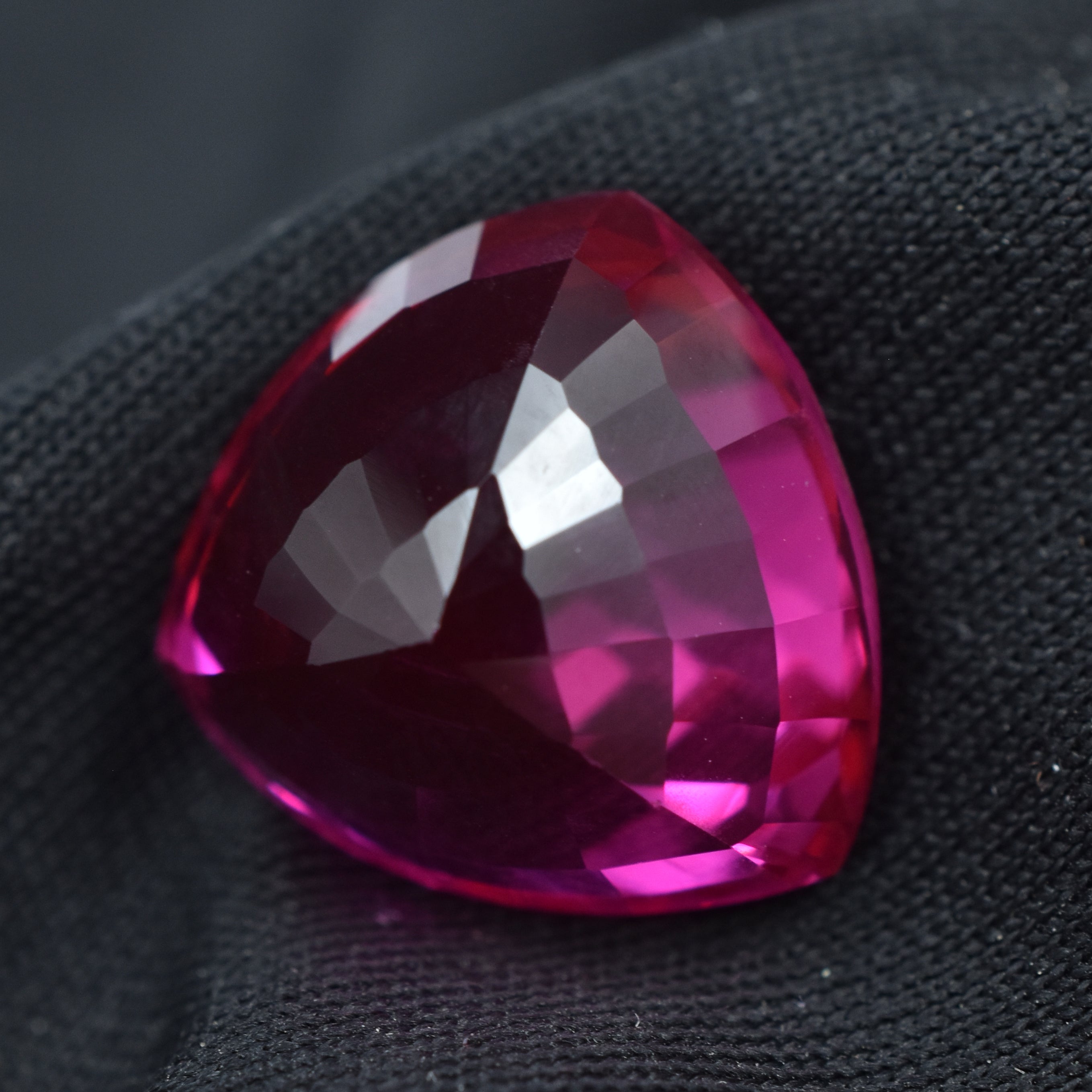 Sapphire Gem Best For Health Benefits & Beauty Natural Pink Sapphire 9.65 Carat Trillion Cut Certified Loose Gemstone