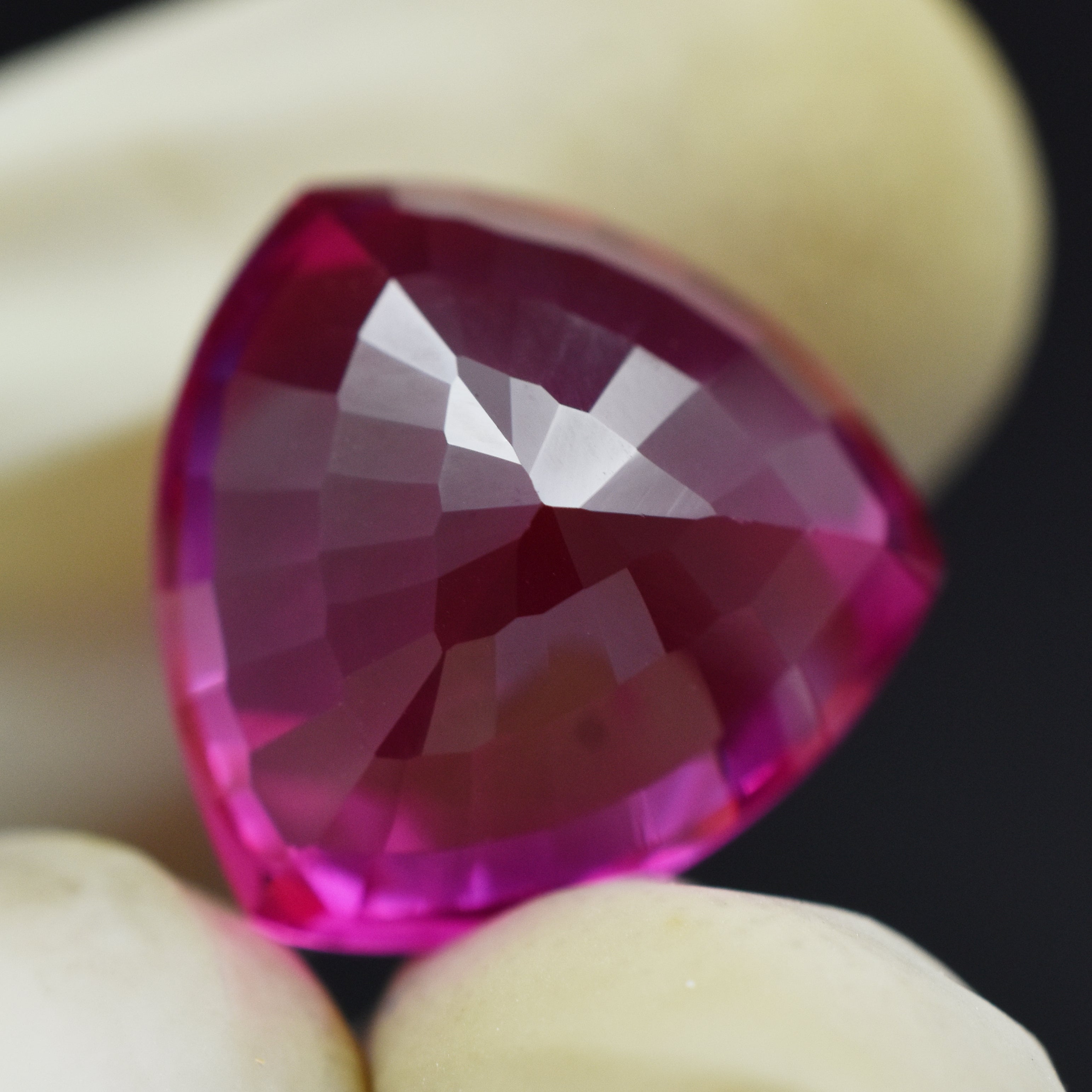Sapphire Gem Best For Health Benefits & Beauty Natural Pink Sapphire 9.65 Carat Trillion Cut Certified Loose Gemstone