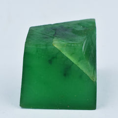 Natural Uncut Rough 372.58 Carat Green Emerald Cut Certified Loose Gemstone , Best For Good Luck & Prosperity | Free Delivery & Gift