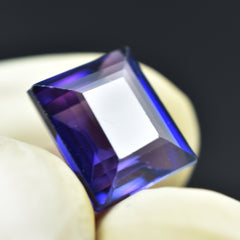 Certified Tanzanite Gem Best For Good Luck & Spiritual Growth 7.15 Ct Emerald Cut Natural Most Adorable Purple Tanzanite Gemstone Loose