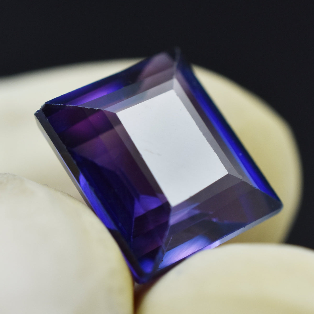 Certified Tanzanite Gem Best For Good Luck & Spiritual Growth 7.15 Ct Emerald Cut Natural Most Adorable Purple Tanzanite Gemstone Loose