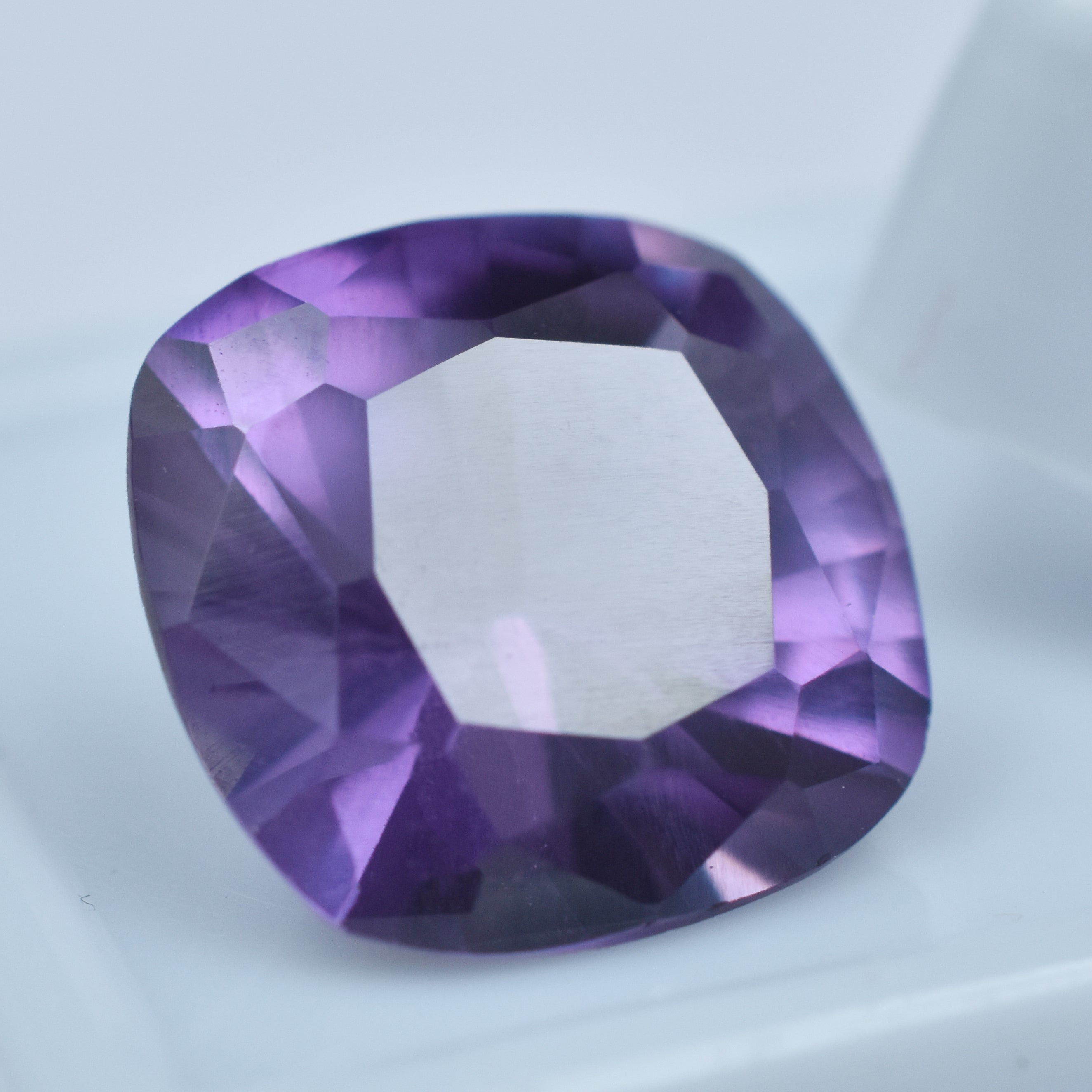 Natural Sapphire Loose Gemstone Certified 10.23 Ct purple Square Cushion shape Sapphire Square Cushion Cut Loose Gemstone Certified-AAA+ Top Quality Gem-Ring & Jewelry Making Gems