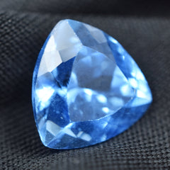 Perfect Blue Sapphire 5.20 Carat Trillion Cut Natural Certified Loose Gemstone Known For Luster and Brilliance