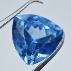 Perfect Blue Sapphire 5.20 Carat Trillion Cut Natural Certified Loose Gemstone Known For Luster and Brilliance