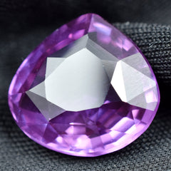 Perfect Tanzanite Gemstone From Tanzania Certified 10.45 Carat Pear Shape Purple Tanzanite Natural Loose Gemstone