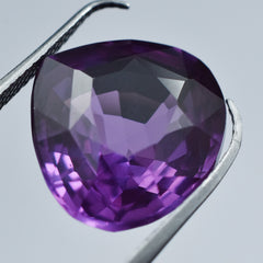 Perfect Tanzanite Gemstone From Tanzania Certified 10.45 Carat Pear Shape Purple Tanzanite Natural Loose Gemstone