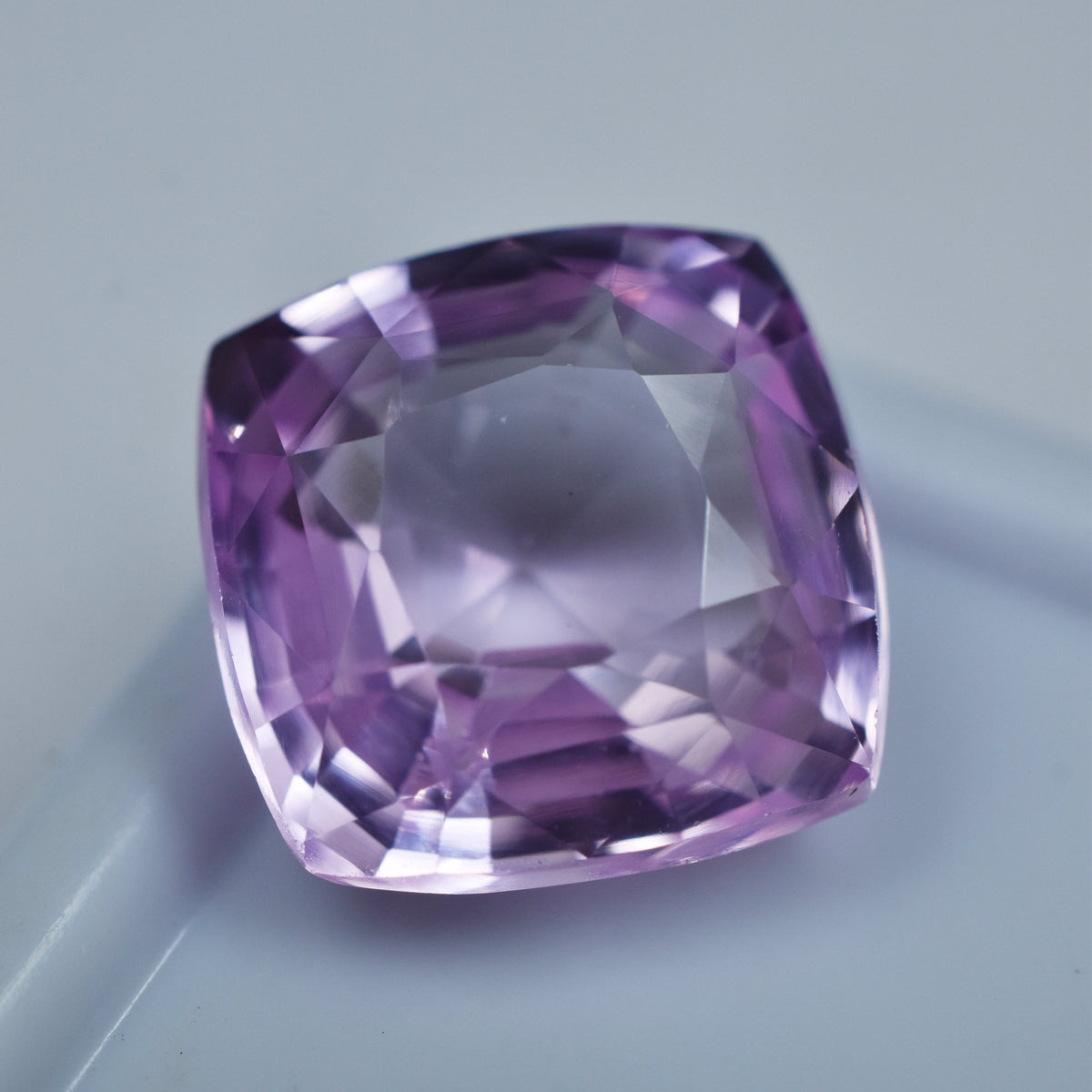 Most Attractive Pink Sapphire 9.65 Carat Certified Natural Square Cushion Cut Sapphire Pink Loose Gemstone Genuine Sapphire Gem