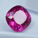 Sparkling Sapphire Gemstone Square Cushion Cut 9.60 Carat Certified Natural Sapphire Loose Pink Gemstone
