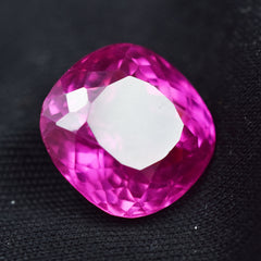 Sparkling Sapphire Gemstone Square Cushion Cut 9.60 Carat Certified Natural Sapphire Loose Pink Gemstone