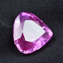 6.00 Carat Prettiest Sapphire Glistened Gemstone Certified Pear Cut Natural Pink Gemstone Best For Jewelry Collection