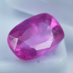 Pretty Loose Gemstone From Sri-Lanka Sapphire 5.95 Carat Emerald Cut Certified Natural Pink Sapphire