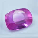 Pretty Loose Gemstone From Sri-Lanka Sapphire 5.95 Carat Emerald Cut Certified Natural Pink Sapphire