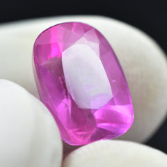 Pretty Loose Gemstone From Sri-Lanka Sapphire 5.95 Carat Emerald Cut Certified Natural Pink Sapphire