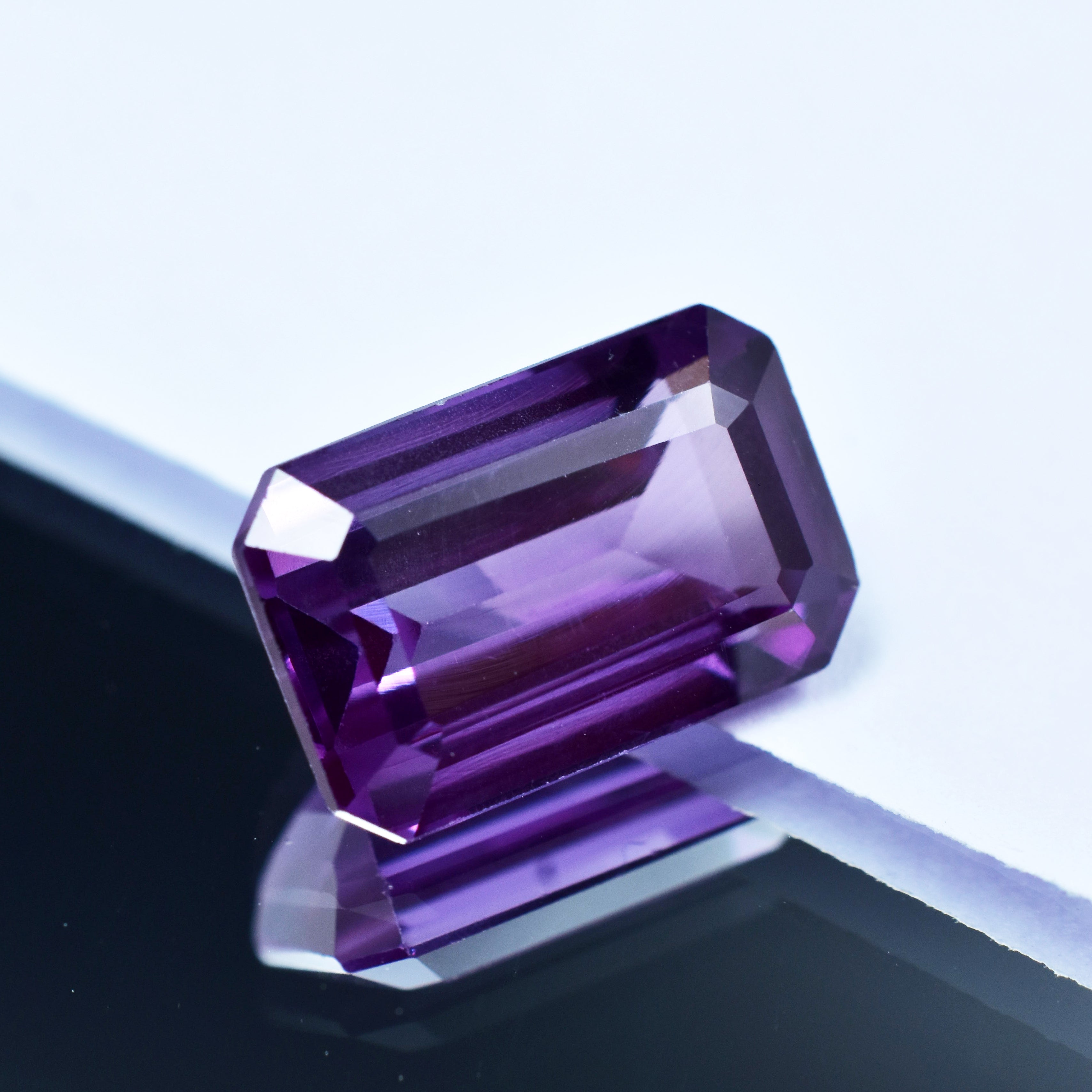 Purple Tanzanite Natural Loose Gemstone Certified 8.56 Ct Emerald Cut Beautiful Ring Size Tanzanite Gemstone Gift For Her/him