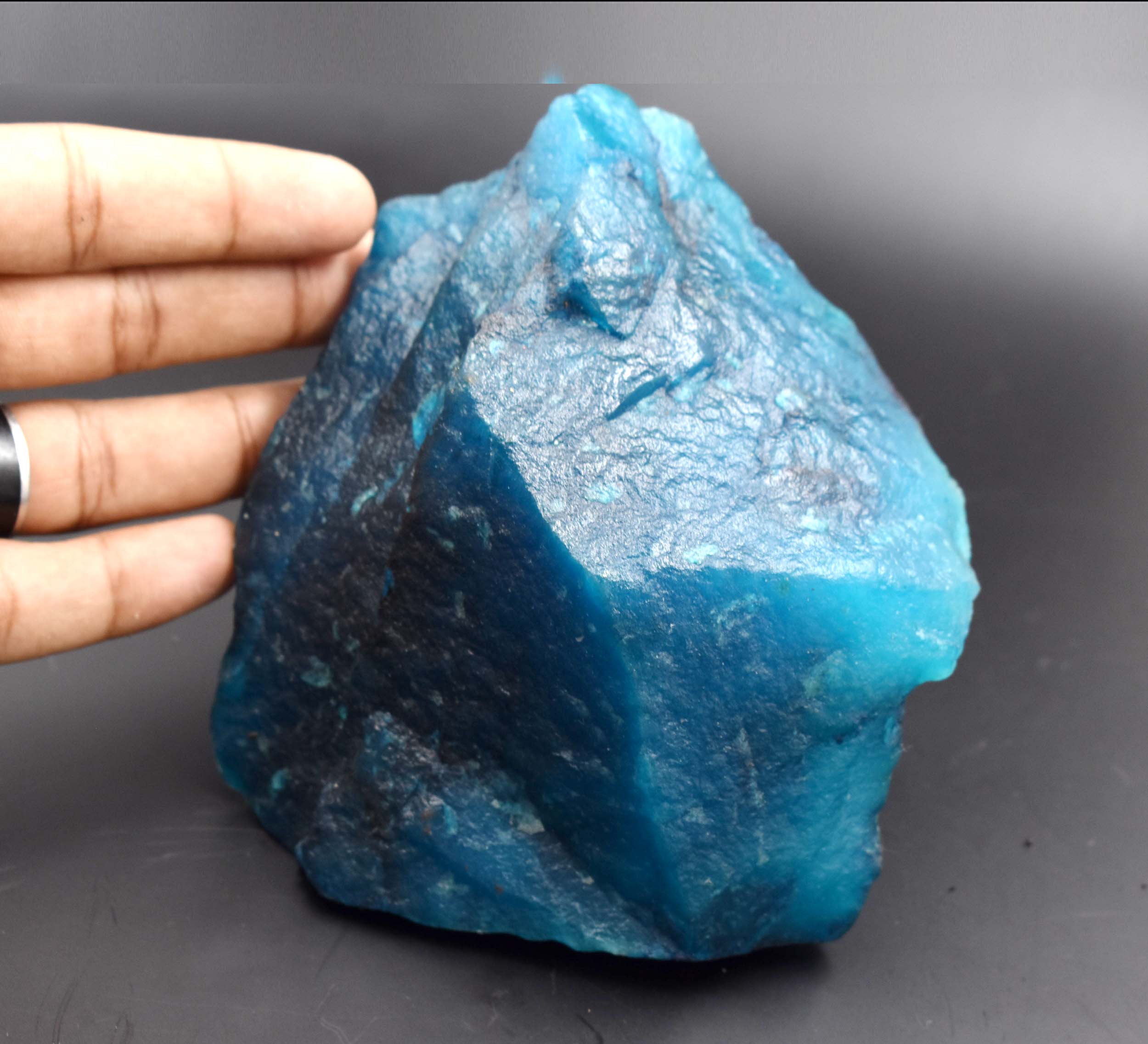 Bumper Offer On Aquamarine !! Natural Uncut Rough 2500.65 Ct Blue Aquamarine Raw Rough Certified Loose Gemstone | Best For Investment Potential & Collectability