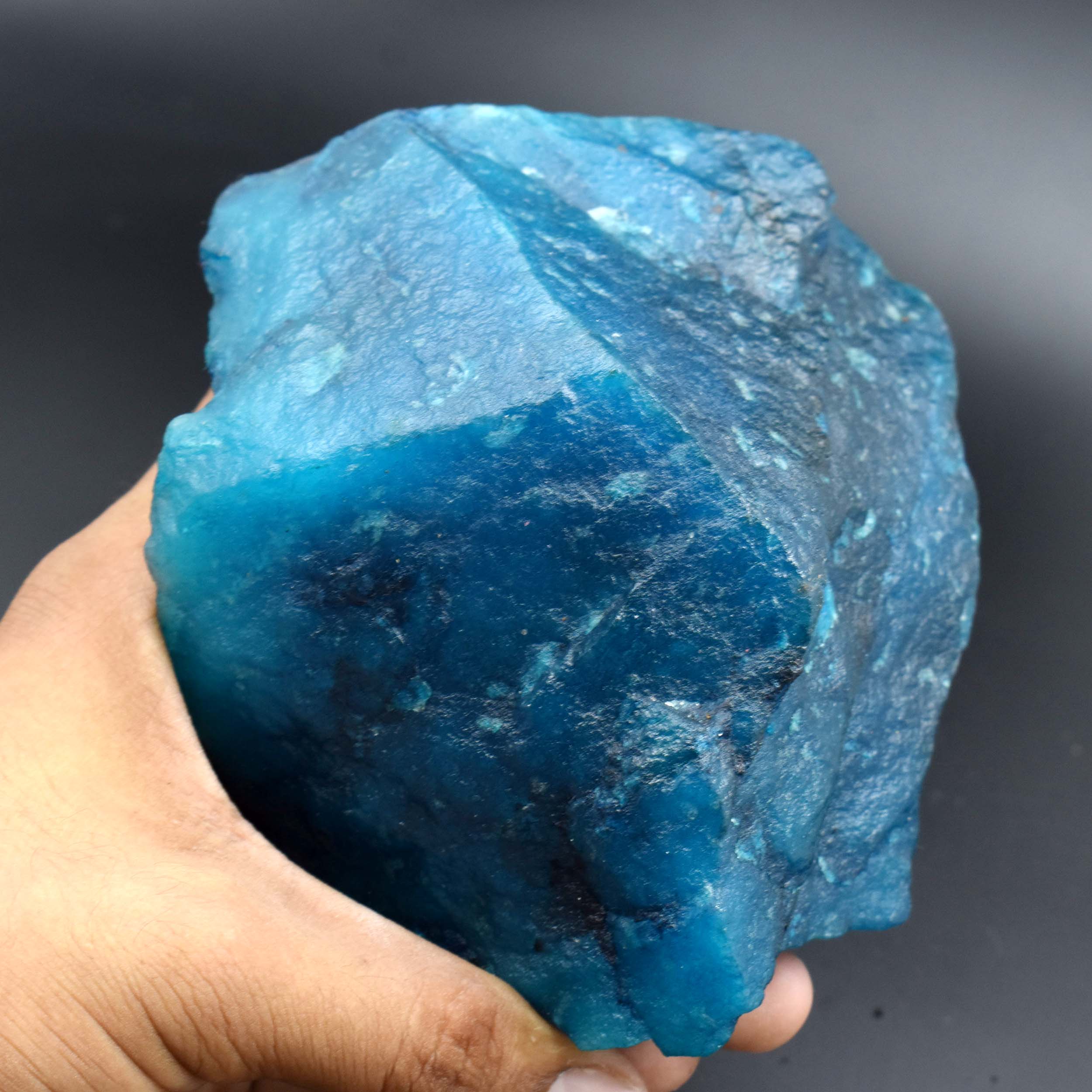 Bumper Offer On Aquamarine !! Natural Uncut Rough 2500.65 Ct Blue Aquamarine Raw Rough Certified Loose Gemstone | Best For Investment Potential & Collectability