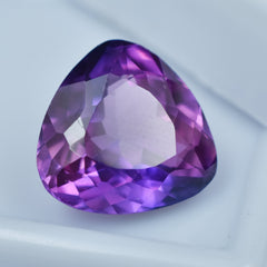 Demandable Tanzanite Gem 7.45 Carat Certified Natural Purple Trillion Cut Loose Tanzanite Gemstone