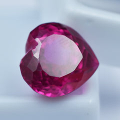 Genuine Ruby 10.45 Ct Pinkies Natural Ruby Certified Heart Shape Loose Gemstone Keeps Flexibility & Productivity