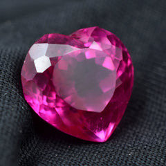 Genuine Ruby 10.45 Ct Pinkies Natural Ruby Certified Heart Shape Loose Gemstone Keeps Flexibility & Productivity