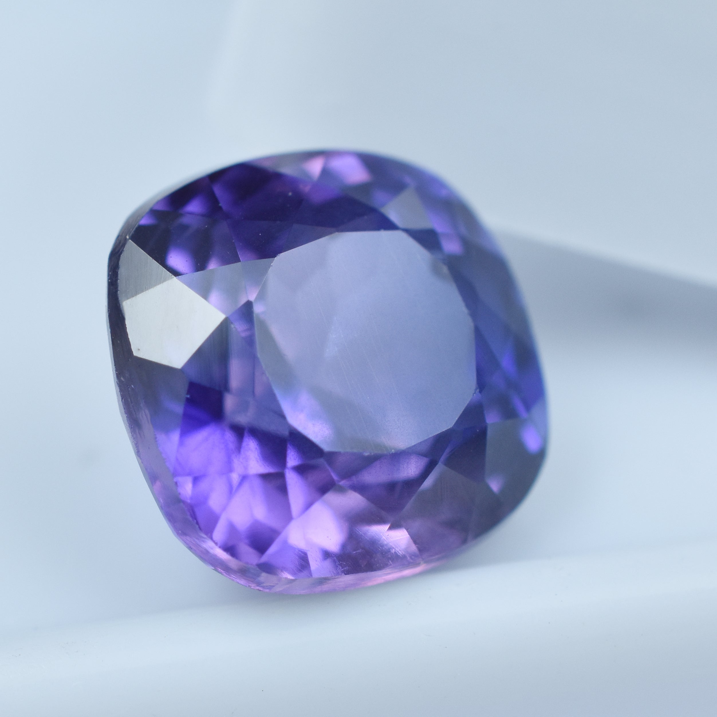 Natural Adorable Purple Gem 6.30 Carat Certified Natural Square Cushion Cut Tanzanite Loose Gemstone