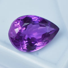 Purple Tanzanite Pear Cut 5.40 Carat Best December Birthstone Natural Jewelry Making Loose Certified Gemstone