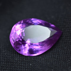 Purple Tanzanite Pear Cut 5.40 Carat Best December Birthstone Natural Jewelry Making Loose Certified Gemstone