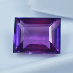 Tanzanite Gemstone Form Tanzania 9.80 Carat Certified Emerald Cut Natural Loose Gemstone Jewelry Making Gem