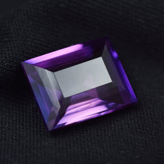 Tanzanite Gemstone Form Tanzania 9.80 Carat Certified Emerald Cut Natural Loose Gemstone Jewelry Making Gem