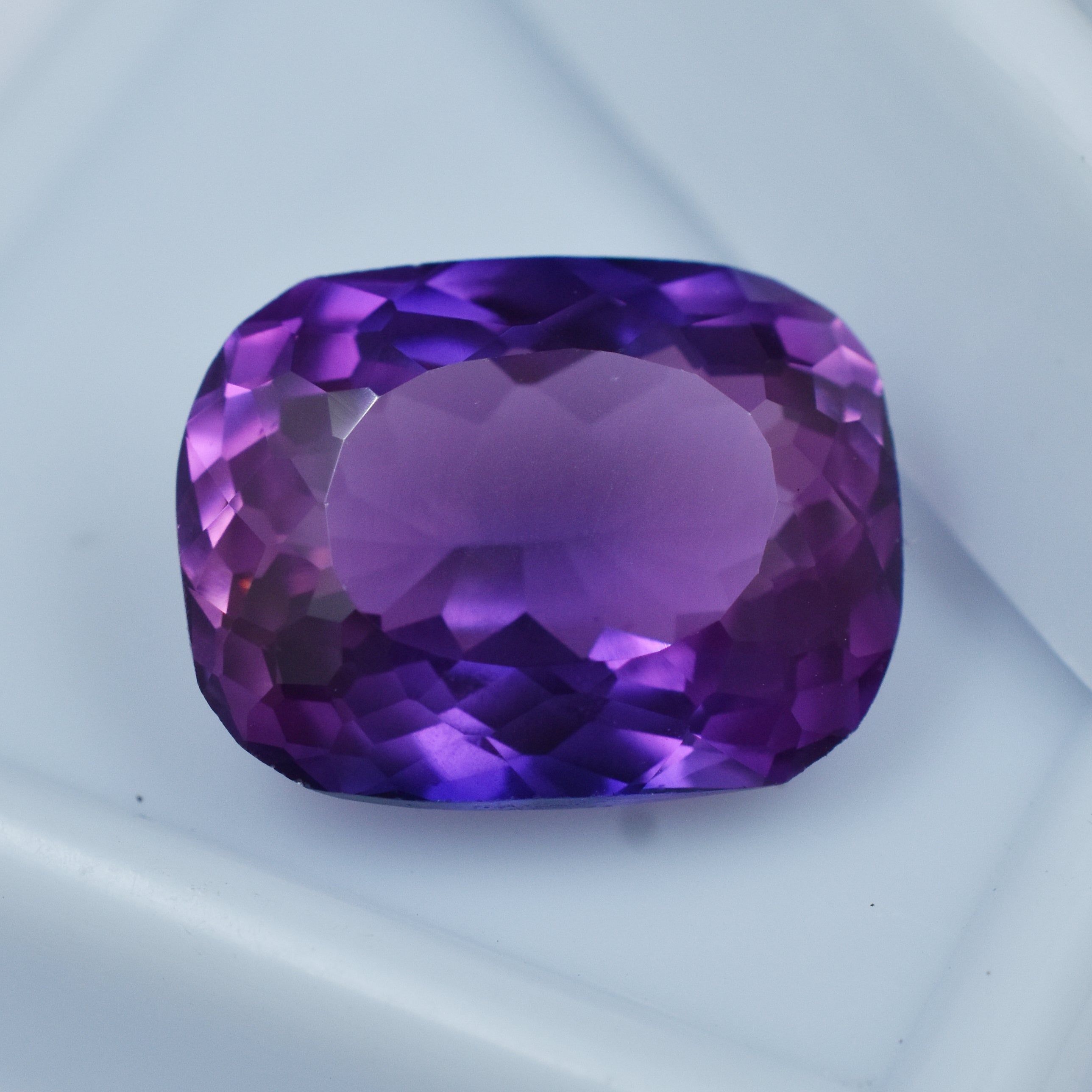 Purple Tanzanite Have Attractive & Metaphysical Properties 8.20 Carat Cushion Cut Natural Tanzanite Certified Purple Color Loose Gemstone