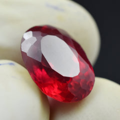 Jewelry Making Ruby Gem 5.70 Carat Red Ruby Certified Natural Oval Cut Loose Gemstone