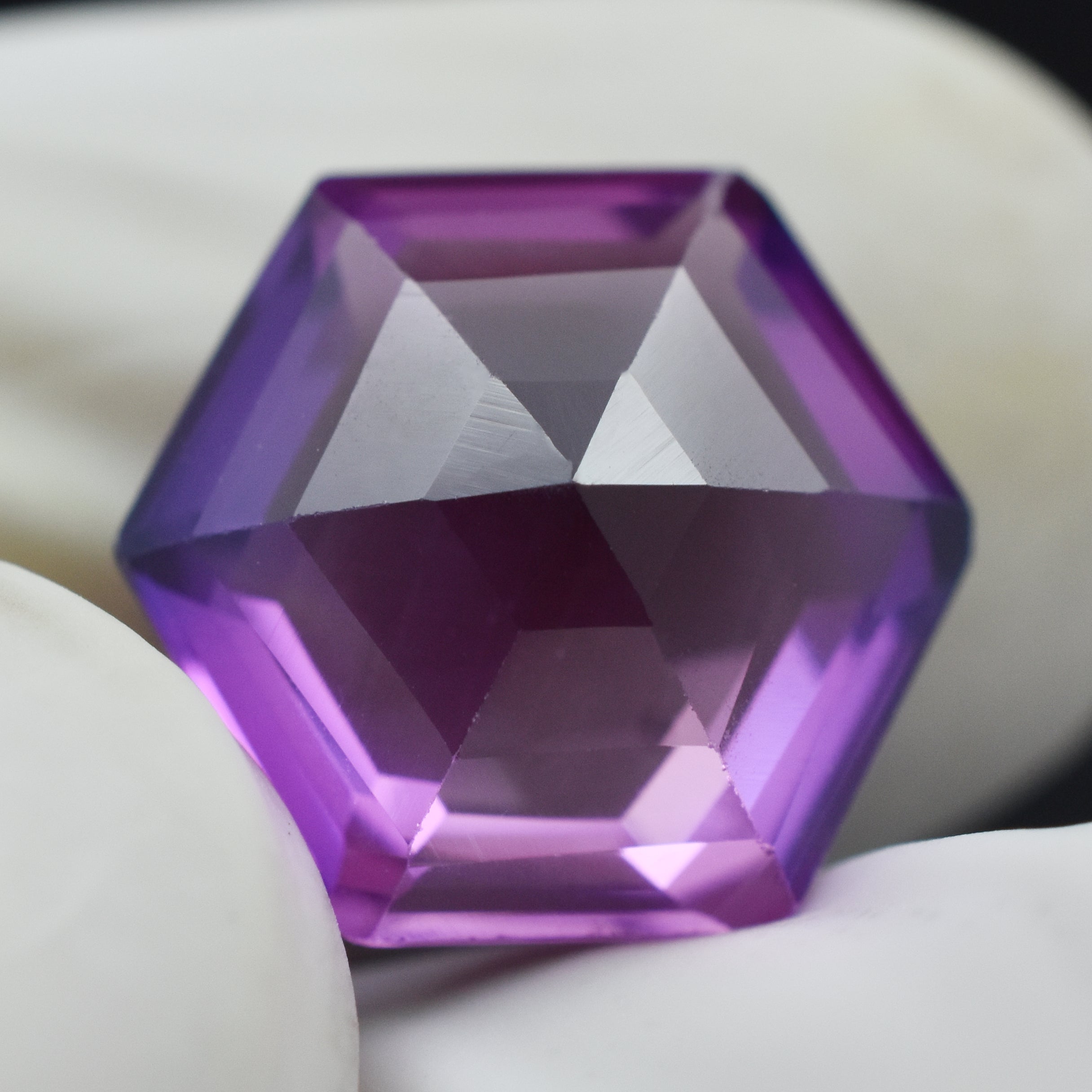 Natural Flawless Purple 9.56 Carat Sapphire Ceylon Octagon Shape Ring Size  Loose Gemstone Certified, Best Quality Sapphire For Gift , Ring & Jewelry Making Gemstone Free Gift Free Delivery