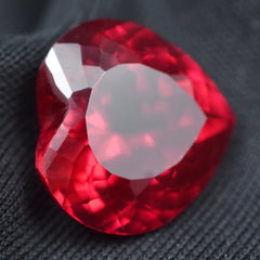 Protective Gem Certified 9.70 Ct Heart Shape Natural Rubies Red From Burma Glorious Loose Gemstone