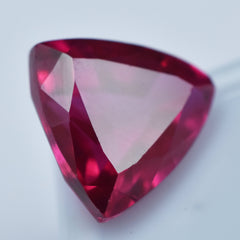 Biggest Offer On Ruby Gemstone 7.55 Carat Certified Natural Trillion Shape Amazing Red Ruby Loose Gemstone