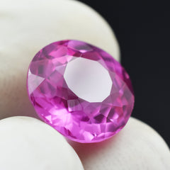 Impressive Sapphire Pink 6.45 Carat Round Shape Certified Natural Sapphire Loose Gemstone