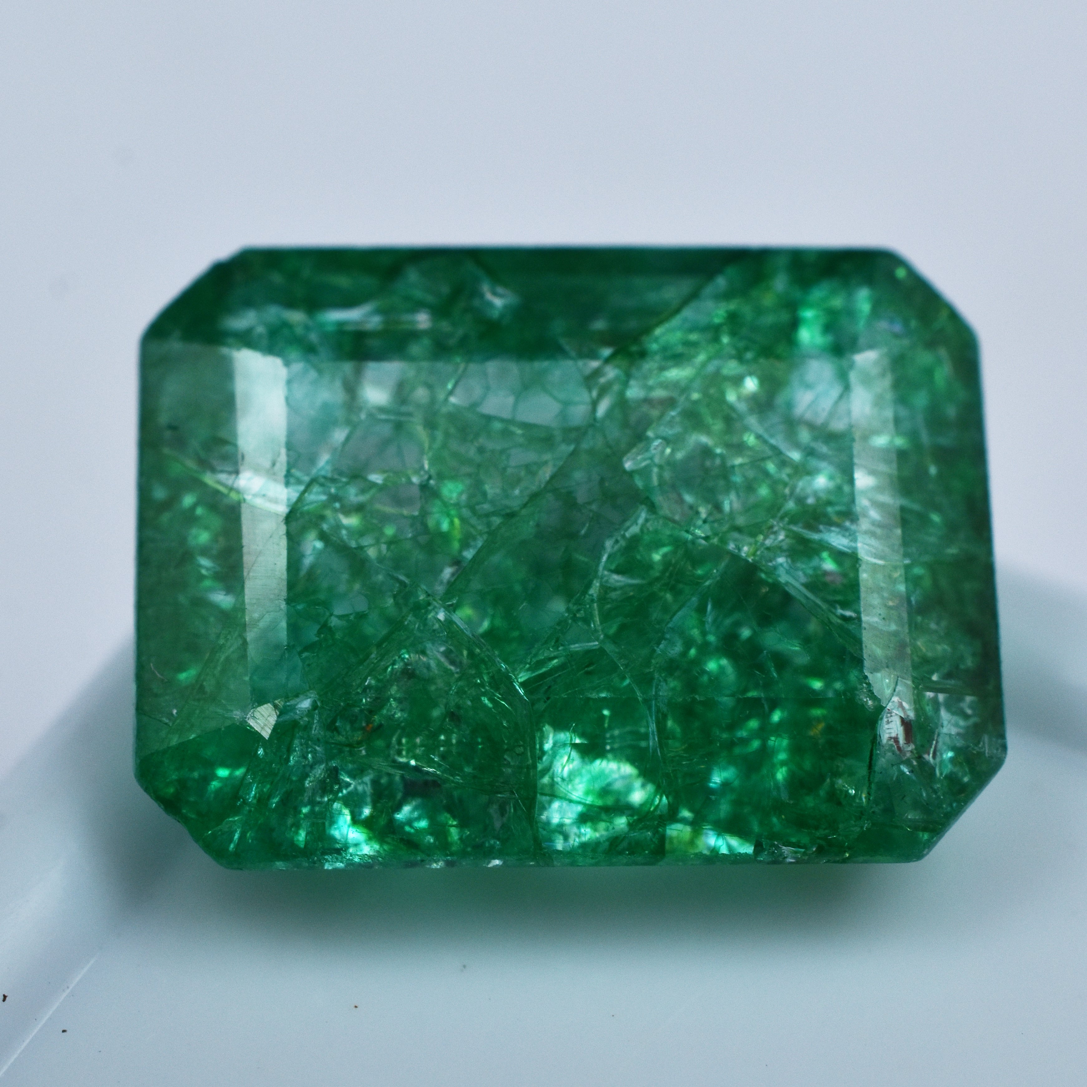 Certified Natural 9.85 Carat Emerald Cut Emerald Green Loose Gemstone | Best Price | Best For Protection & Enhanced Quality | Gift For Mother / Sis