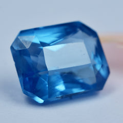 Most Amazing Blue Color Sapphire 7.90 Carat Emerald Cut Blue Sapphire From Sri-Lanka Natural Certified Loose Gemstone