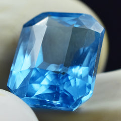 Most Amazing Blue Color Sapphire 7.90 Carat Emerald Cut Blue Sapphire From Sri-Lanka Natural Certified Loose Gemstone