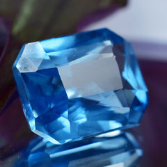 Most Amazing Blue Color Sapphire 7.90 Carat Emerald Cut Blue Sapphire From Sri-Lanka Natural Certified Loose Gemstone