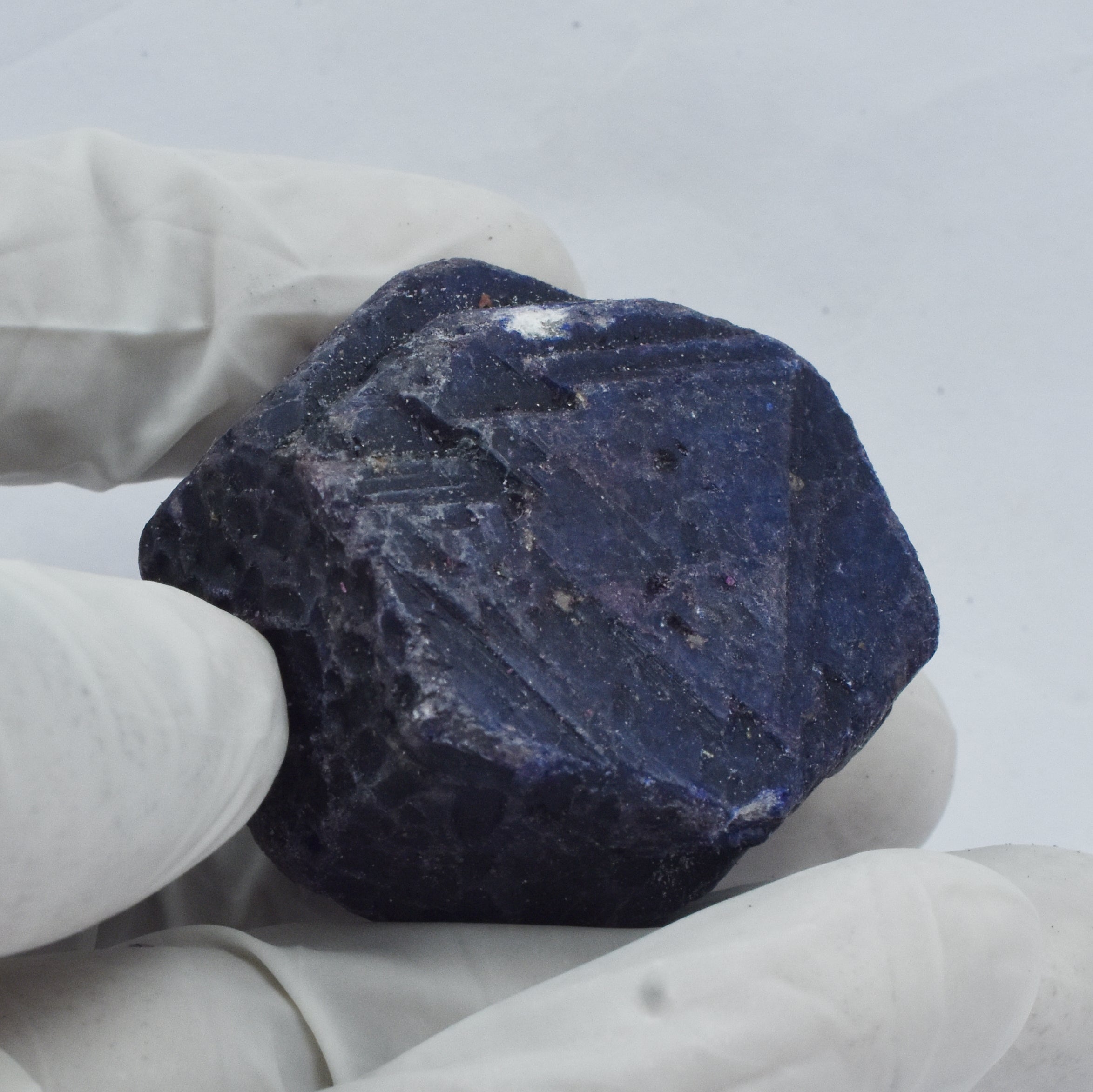 Natural 372.45 Ct Sapphire Uncut Blue Sapphire Loose Rough Gemstone CERTIFIED Excellent Quality Healing Earth Mined Uncut Chunk