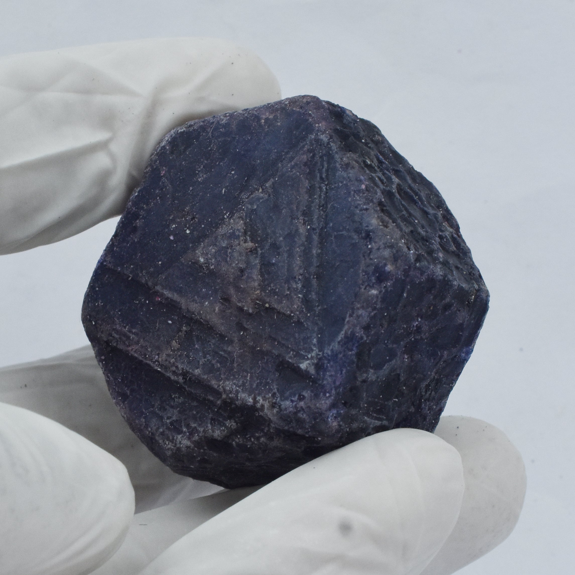 Natural 372.45 Ct Sapphire Uncut Blue Sapphire Loose Rough Gemstone CERTIFIED Excellent Quality Healing Earth Mined Uncut Chunk