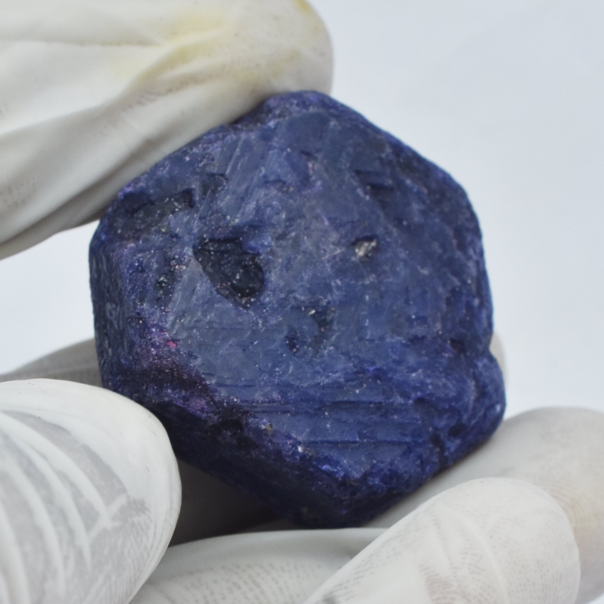 Sapphire Big Sale 110.23 Carat Natural Blue Sapphire Uncut Rough Certified Earth Mined Rocks Huge Size Loose Gemstone | Free Delivery Free Gift |New Year Best Collection