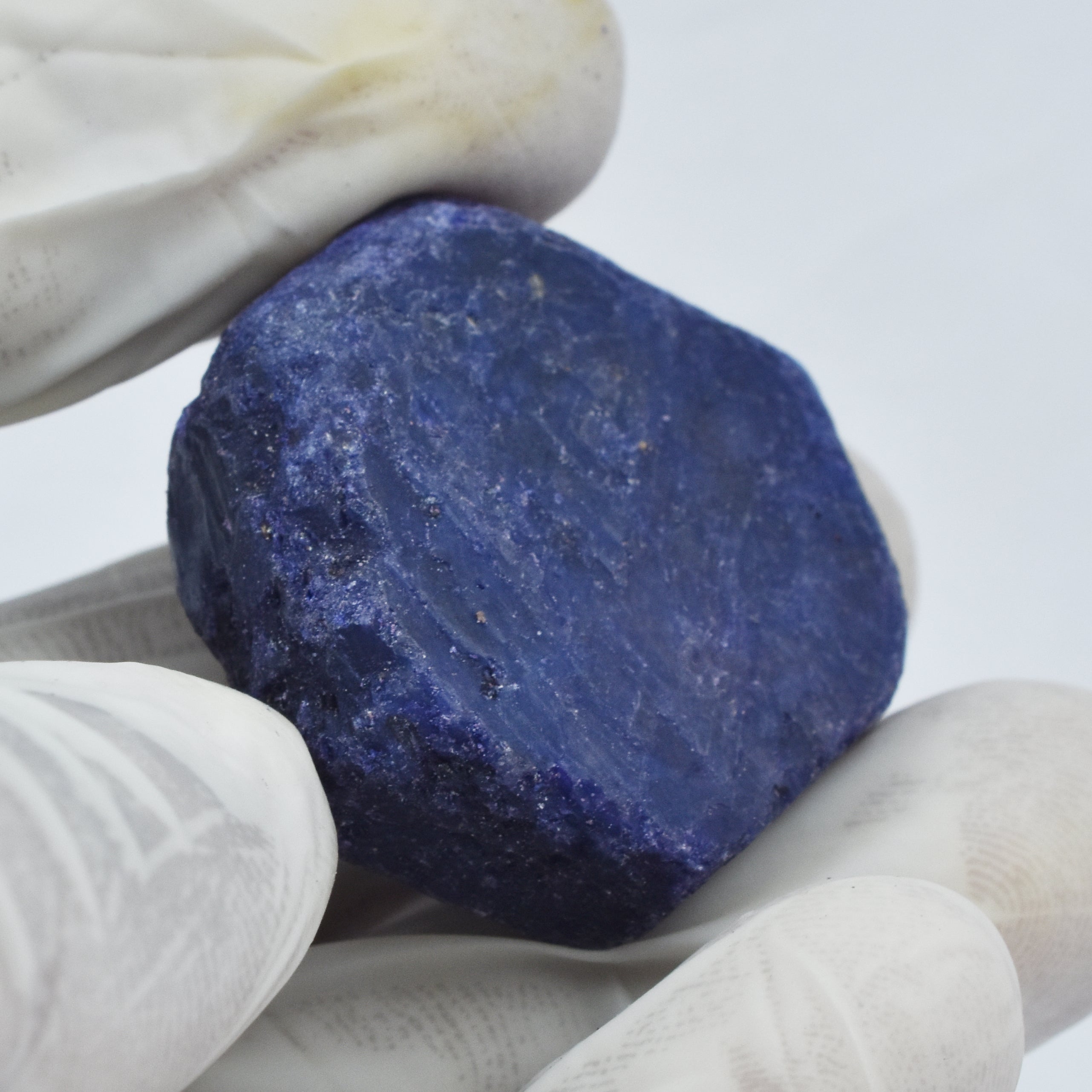 Sapphire Big Sale 110.23 Carat Natural Blue Sapphire Uncut Rough Certified Earth Mined Rocks Huge Size Loose Gemstone | Free Delivery Free Gift |New Year Best Collection