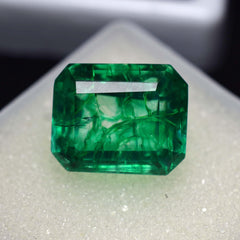 8.60 Ct Emerald Green Natural Green Emerald Best CERTIFIED Loose Gemstone Emerald Green Color Stone