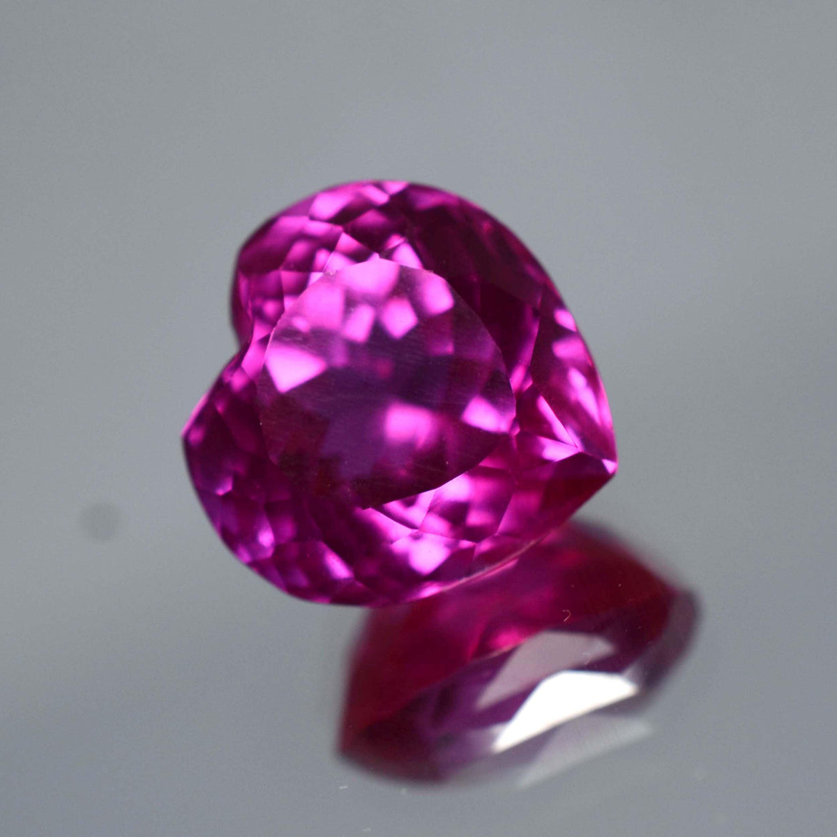 9.50 Ct Pink Heart Natural Amazing Heart Shape Pink Ruby CERTIFIED Rare Loose Gemstone