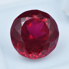 Burmese Red Ruby 9.20 Carat Round Shape Rubies Red Certified Natural Loose Gemstone Gorgeous Red Ruby