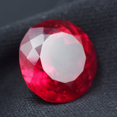 Burmese Red Ruby 9.20 Carat Round Shape Rubies Red Certified Natural Loose Gemstone Gorgeous Red Ruby