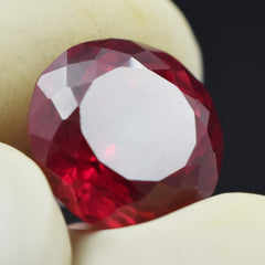 Burmese Red Ruby 9.20 Carat Round Shape Rubies Red Certified Natural Loose Gemstone Gorgeous Red Ruby