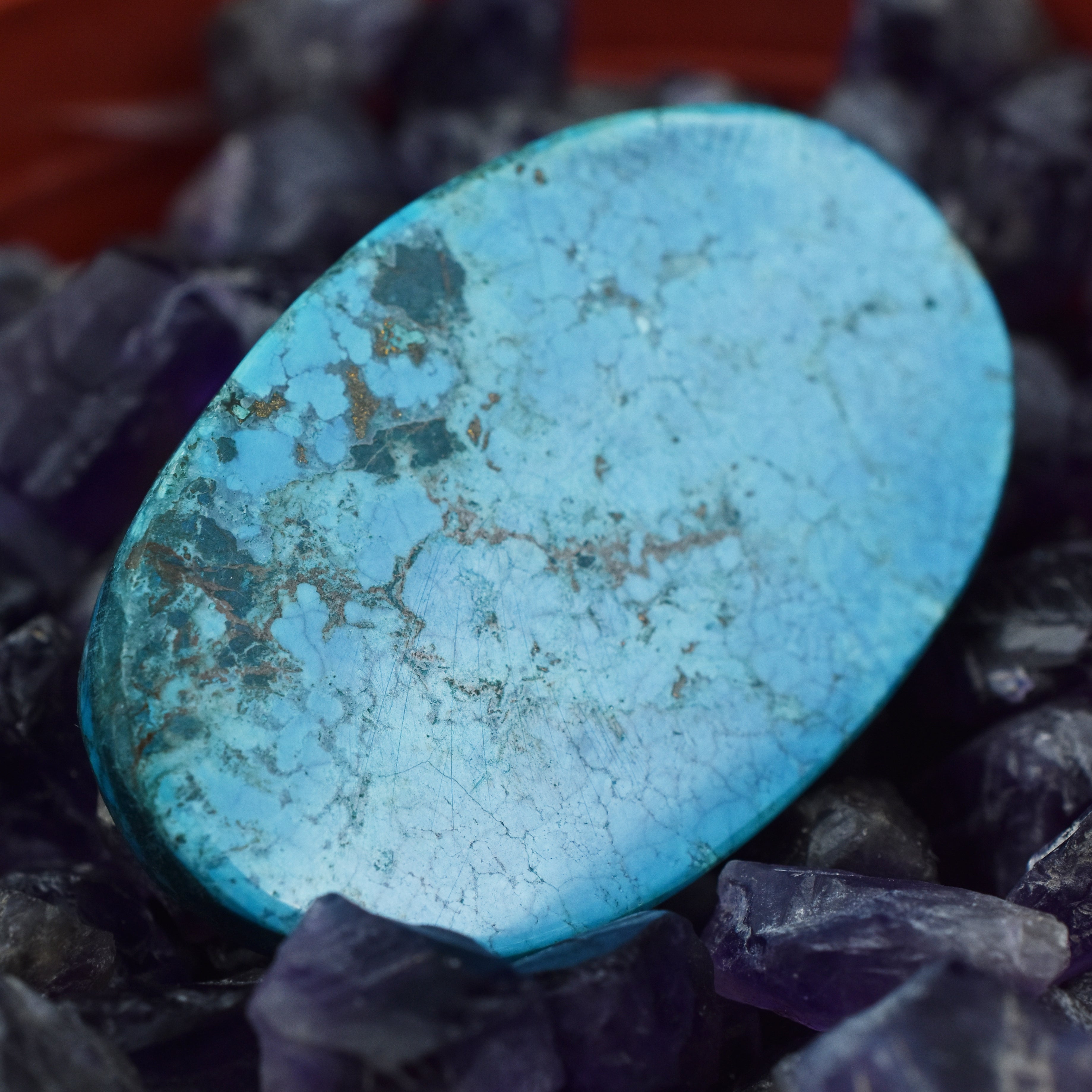 Best Offer On Turquoise !!! Blue Turquoise Slab 45.85 Carat Oval Shape Natural Certified Loose Gemstone | Free Shipping With Extra Special Gift | ON BEST PRICE |