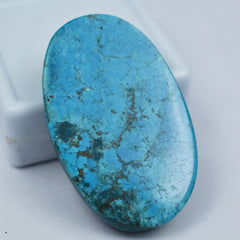 Best Offer On Turquoise !!! Blue Turquoise Slab 45.85 Carat Oval Shape Natural Certified Loose Gemstone | Free Shipping With Extra Special Gift | ON BEST PRICE |